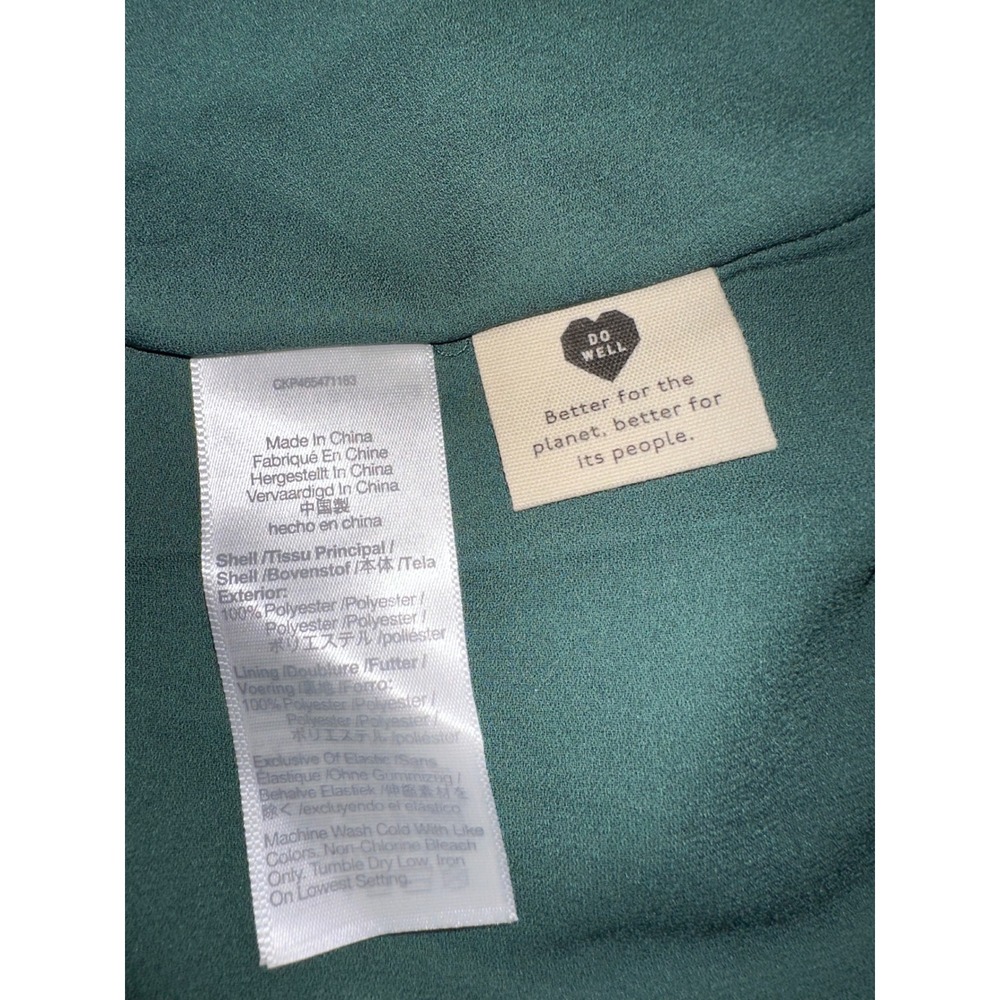 Madewell Lucie Woodland Flora Crinkle Georgette Tie Back Midi Dress Size XXS‎ - Picture 6 of 6